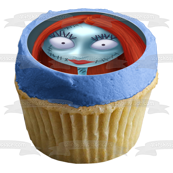 Pesadilla antes de Navidad Jack Skellington Sally Oogie Boogie Imágenes comestibles para cupcakes ABPID12477 