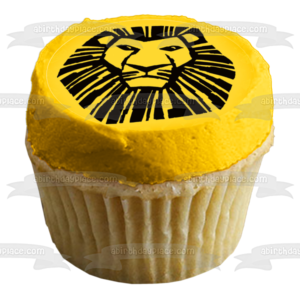 Disney El Rey León Broadway Musical Mufasa Imágenes comestibles para cupcakes ABPID14774 