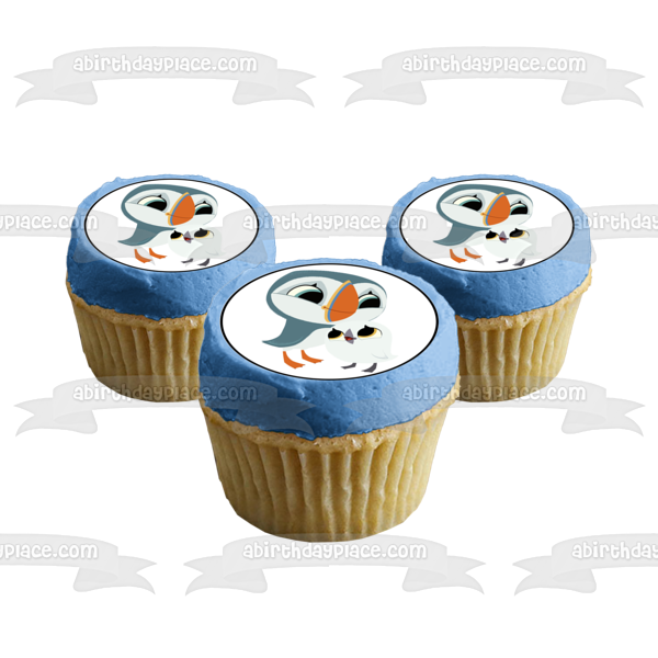 Puffin Rock Oona Baba Edible Cupcake Topper Images ABPID14826