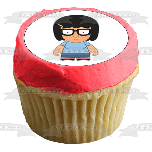 Bobs Burgers Tina Louise Gene Belcher Linda Edible Cupcake Topper Images ABPID14831