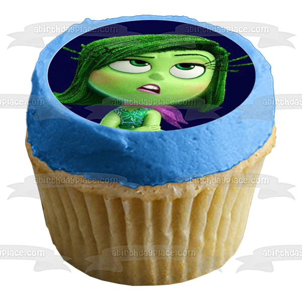 Inside Out Alegría Tristeza Disgusto Miedo Ira Imágenes comestibles para cupcakes ABPID14849 