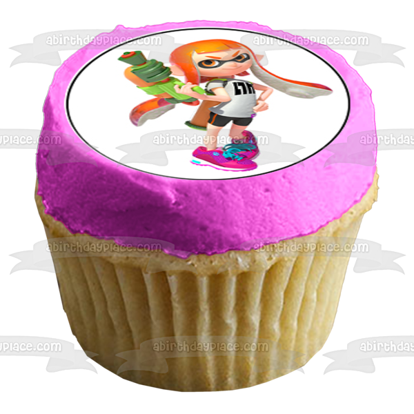 Splatoon Inklings Personajes 24 unidades Cupcakes Imágenes comestibles para cupcakes ABPID50409 