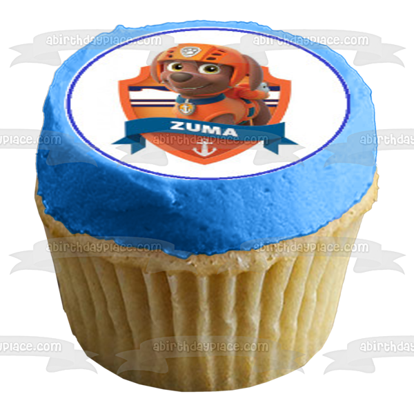 Paw Patrol Chase Rubble Zuma Rocky Skye Marshall Edible Cupcake Topper Images ABPID50501