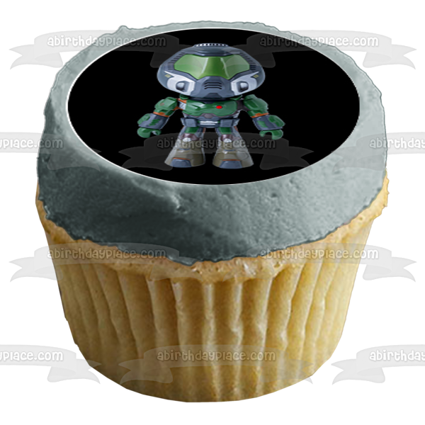 Doom Little Doomguy Arch-Vile 12ct Edible Cupcake Topper Images ABPID51145