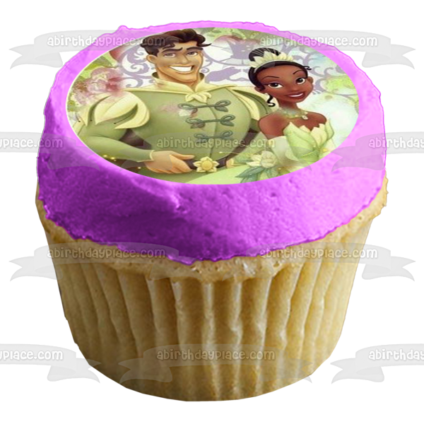 The Princess and the Frog Disney Tiana Naveen Louis 12 Count Cupcake Toppers Edible Cupcake Topper Images ABPID53492