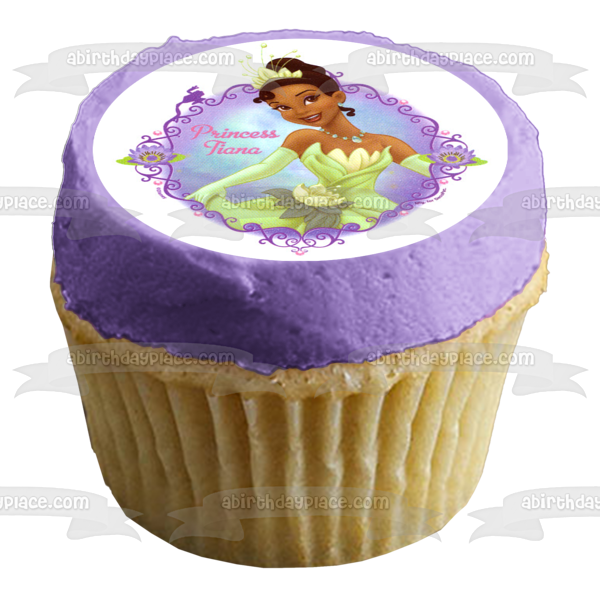 Imagen comestible para decoración de tarta de La Princesa y el sapo Tiana ABPID05755 