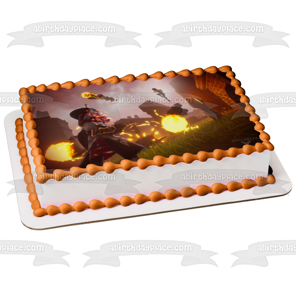 Imagen comestible para decoración de tarta Spellbreak Fire Fight ABPID53670 