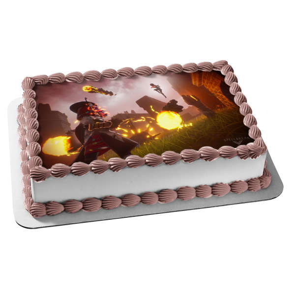 Spellbreak Fire Fight Edible Cake Topper Image ABPID53670