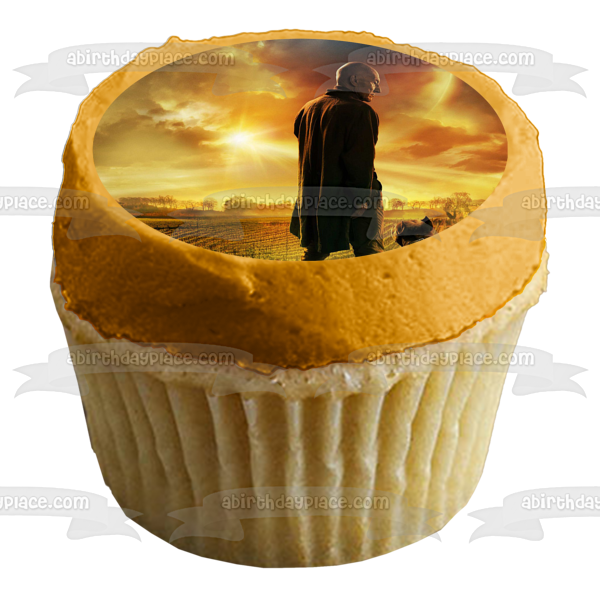 Adorno comestible para tarta de perro y campo de Star Trek Picard, imagen ABPID53651 