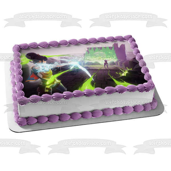 Adorno comestible para tarta Spellbreak Toxic Gauntlet Imagen ABPID53672 