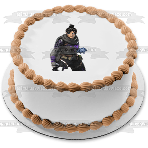 Apex Legends Wraith Edible Cake Topper Image ABPID53673