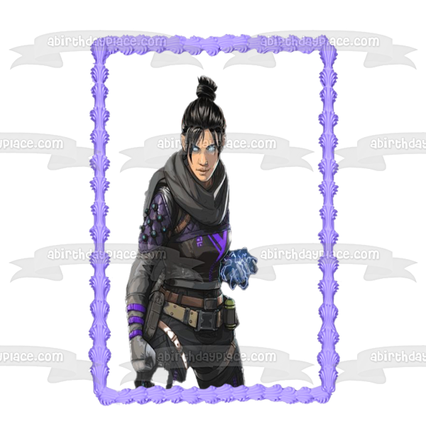 Apex Legends Wraith Edible Cake Topper Image ABPID53673