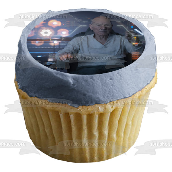 Imagen comestible para tarta de Star Trek Picard Patrick Stewart ABPID53653 