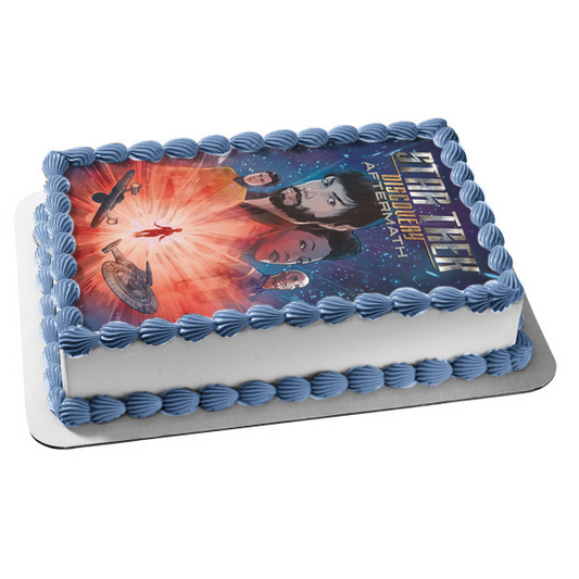 Star Trek Discovery Aftermath Spock Michael Pike Saruu Edible Cake Topper Image ABPID53657