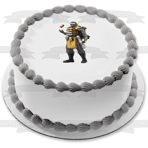 Apex Legends Caustic Edible Cake Topper Image ABPID53686