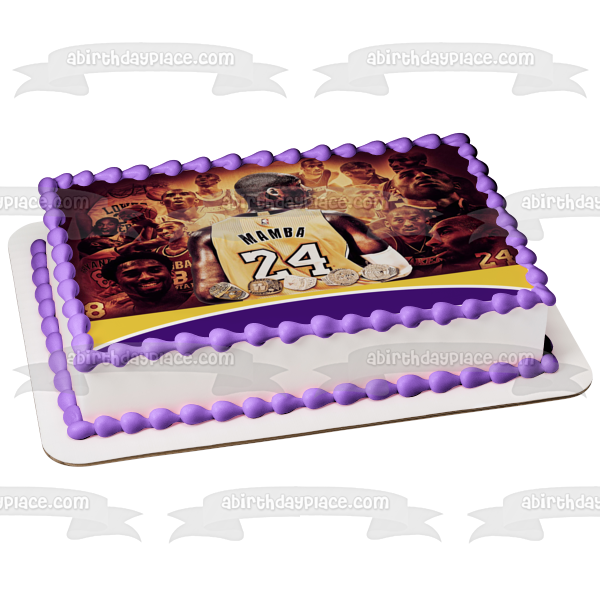 Professional  Basketball Player NBA Edible Cake Topper Image ABPID53662