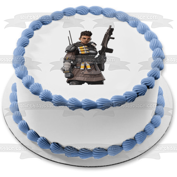 Apex Legends Bangalore Edible Cake Topper Image ABPID53688