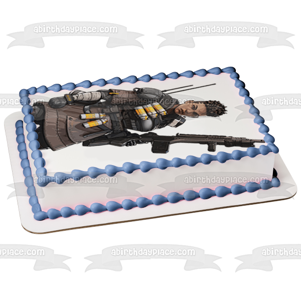 Apex Legends Bangalore Edible Cake Topper Image ABPID53688