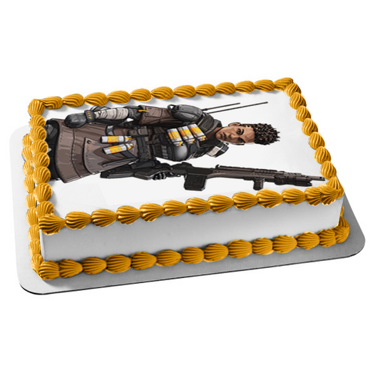 Apex Legends Bangalore Edible Cake Topper Image ABPID53688