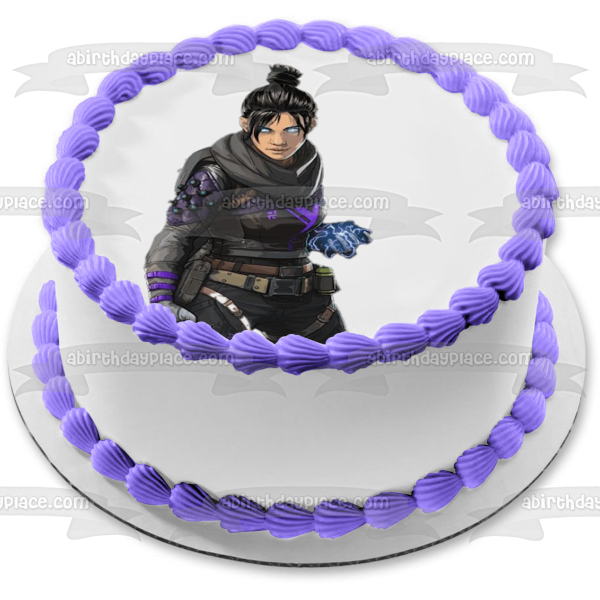 Apex Legends Wraith Edible Cake Topper Image ABPID53673