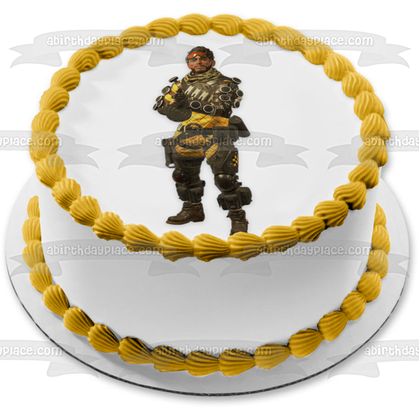 Apex Legends Mirage Edible Cake Topper Image ABPID53680