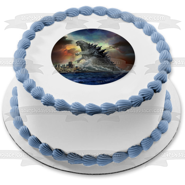 Imagen comestible para decoración de tarta Godzilla, rey de los monstruos, ABPID05849 