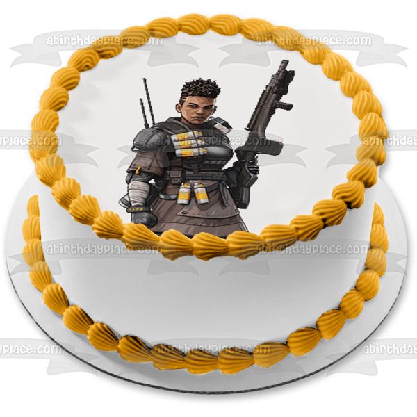 Apex Legends Bangalore Edible Cake Topper Image ABPID53688