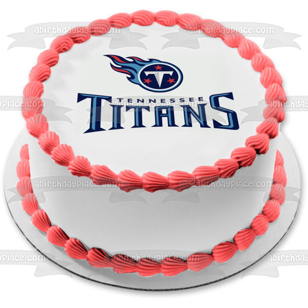 Tennessee Titans - Decoración comestible para tarta de fútbol americano profesional de Nashville, imagen ABPID04201 