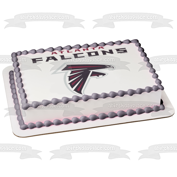 Atlanta Falcons Professional American Football Team Logo Atlanta Georgia Edible Cake Topper Image ABPID04218