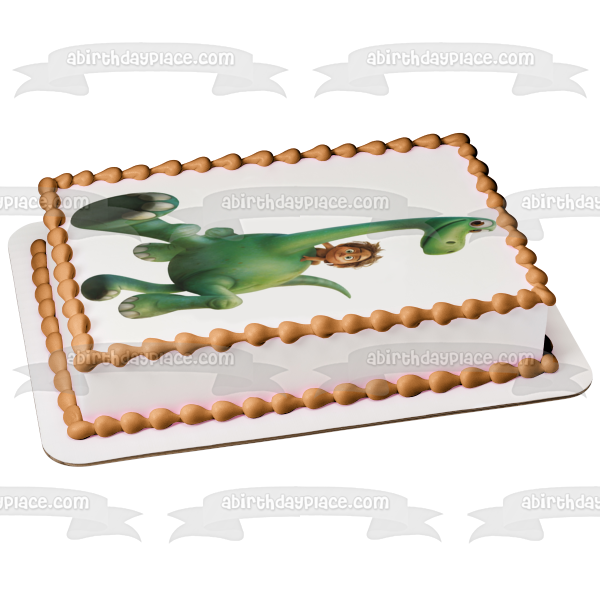 The Good Dinosaur Spot and Arlo Edible Cake Topper Image ABPID03985