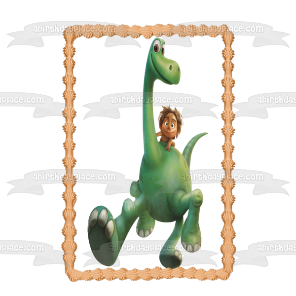 The Good Dinosaur Spot and Arlo Edible Cake Topper Image ABPID03985