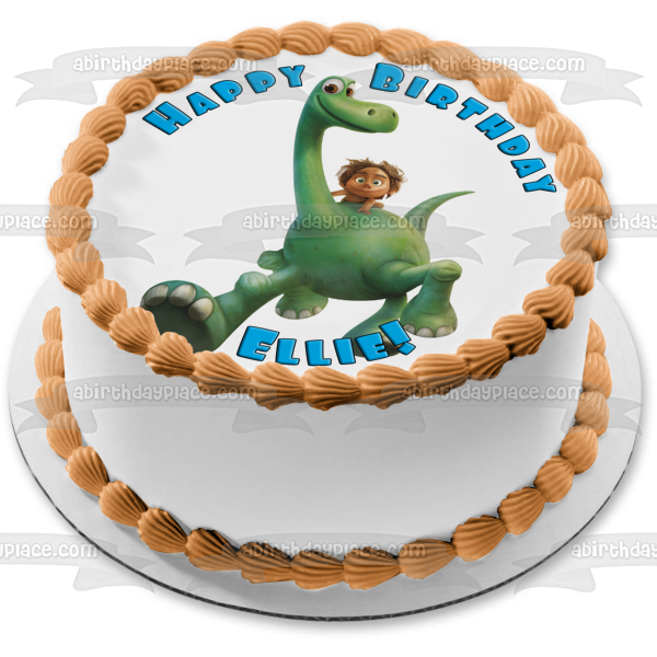 The Good Dinosaur Spot and Arlo Edible Cake Topper Image ABPID03985