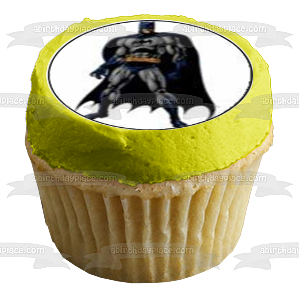 Imágenes comestibles para cupcakes con el logotipo de Batman Bruce Wayne ABPID01642 