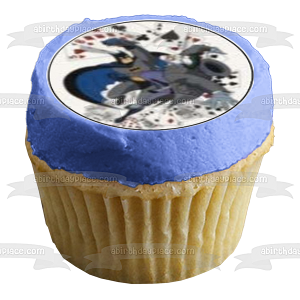 Imágenes comestibles para cupcakes con el logotipo de Batman Bruce Wayne ABPID01642 