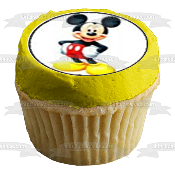 Mickey Mouse and Friends Minnie Mouse Edible Cupcake Topper Images ABPID03863