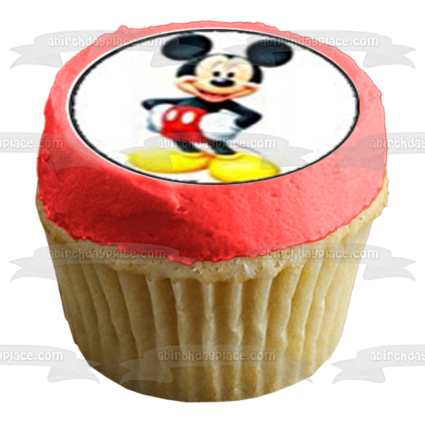 Mickey Mouse and Friends Minnie Mouse Edible Cupcake Topper Images ABPID03863