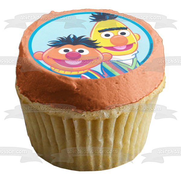 Imágenes comestibles para cupcakes de Barrio Sésamo, Elmo, Elmo, el monstruo de las galletas, Abby Cadabby, Bert y Ernie, ABPID04254 