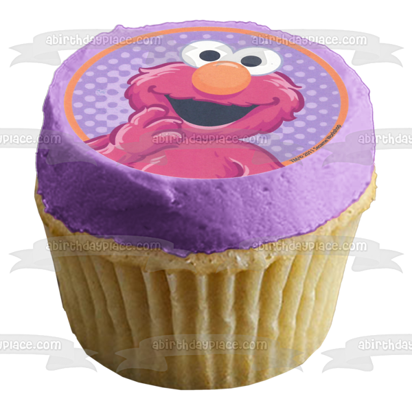 Imágenes comestibles para cupcakes de Barrio Sésamo, Elmo, Elmo, el monstruo de las galletas, Abby Cadabby, Bert y Ernie, ABPID04254 