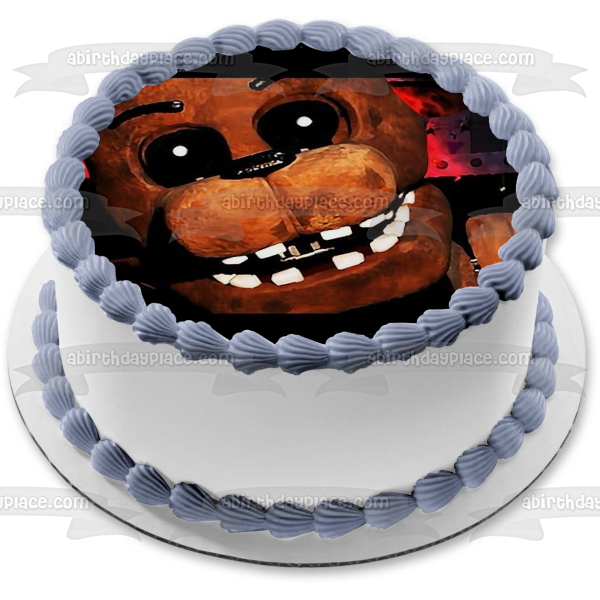 Five Nights at Freddy's Freddy Fazbear Edible Cake Topper Image ABPID04276