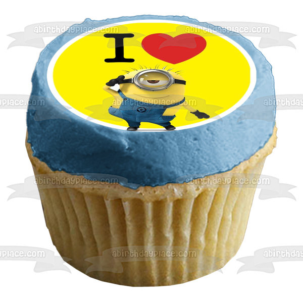 Figura comestible para tarta de Minion Carl de Despicable Me, imagen ABPID06224 