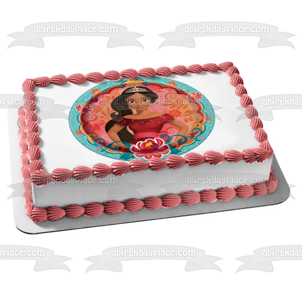 Adorno comestible para tarta de la Princesa Elena de Avalor, imagen ABPID06276 