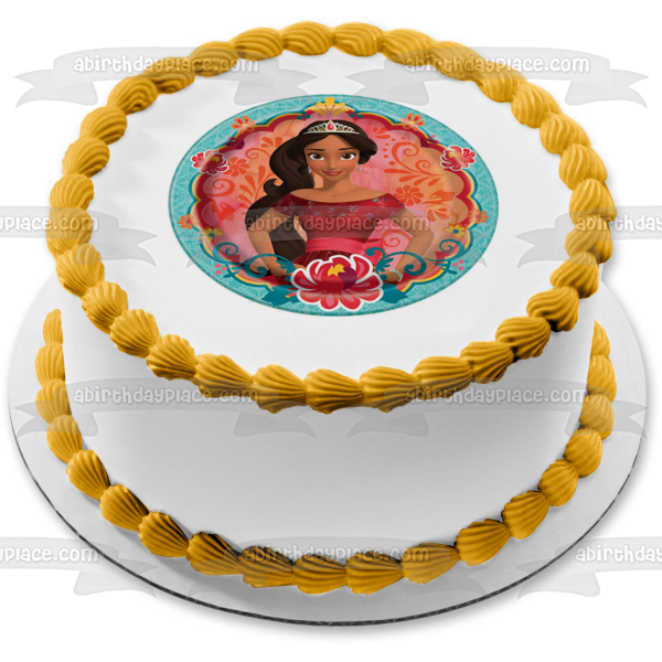 Adorno comestible para tarta de la Princesa Elena de Avalor, imagen ABPID06276 