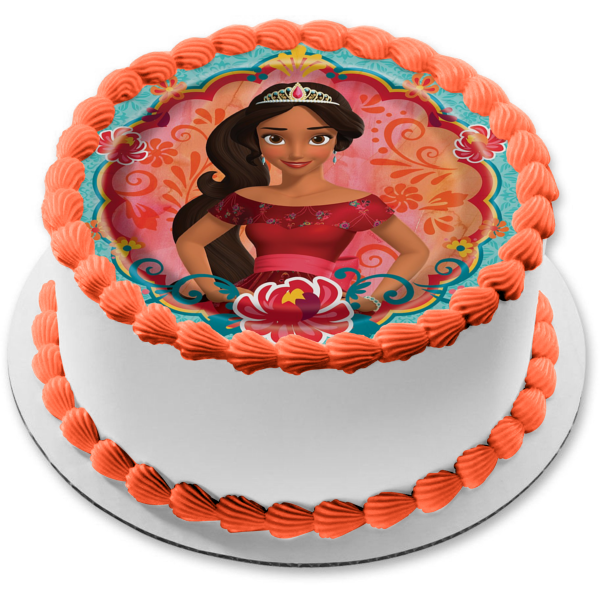 Adorno comestible para tarta de la Princesa Elena de Avalor, imagen ABPID06276 