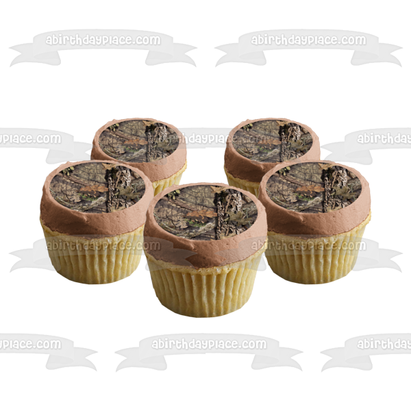 Mossy Oak Break-Up Country Camuflaje Decoración comestible para tarta Imagen ABPID04363