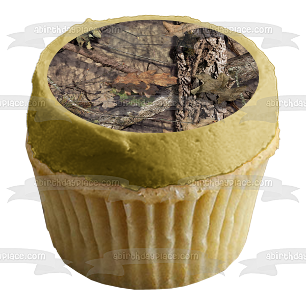 Mossy Oak Break-Up Country Camuflaje Decoración comestible para tarta Imagen ABPID04363