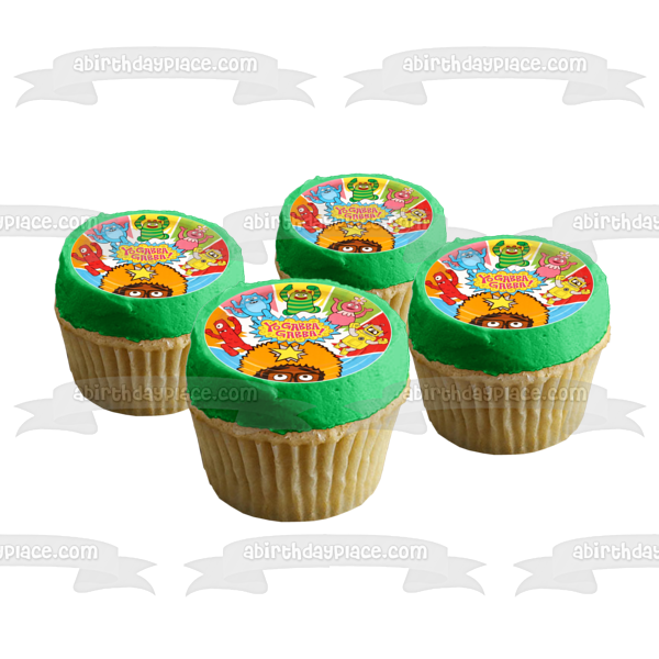 Yo Gabba Gabba Muno Foofa Brobee Toodee y Plex Imagen comestible para decoración de tarta ABPID06313 