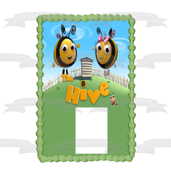 The Hive Bees Edible Image Cake Topper Frosting Sheet 
