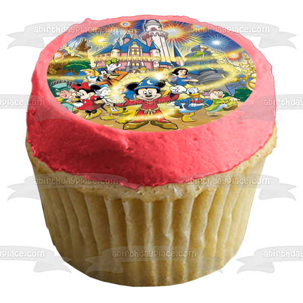 Disneyland Mickey Mouse Donald Duck Edible Cake Topper Image ABPID04508