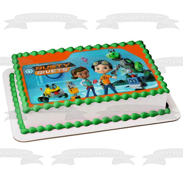 Rusty Rivets Ruby Ramirez Botasaur Snd Whirly Imagen comestible para decoración de tarta ABPID04642 