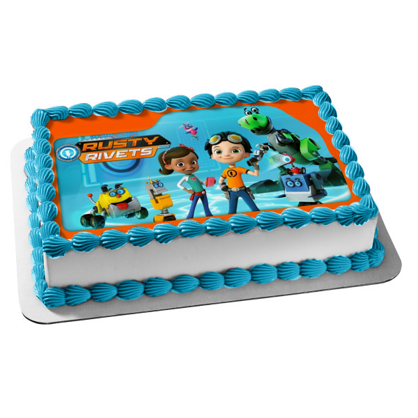 Rusty Rivets Ruby Ramirez Botasaur Snd Whirly Imagen comestible para decoración de tarta ABPID04642 